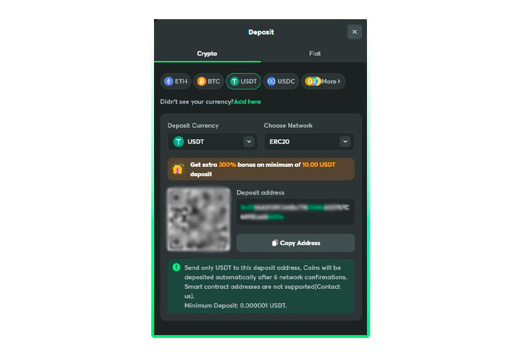 Deposit methods