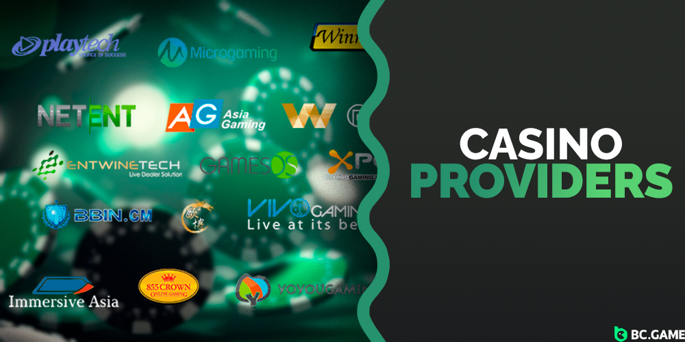 Providers of casino games