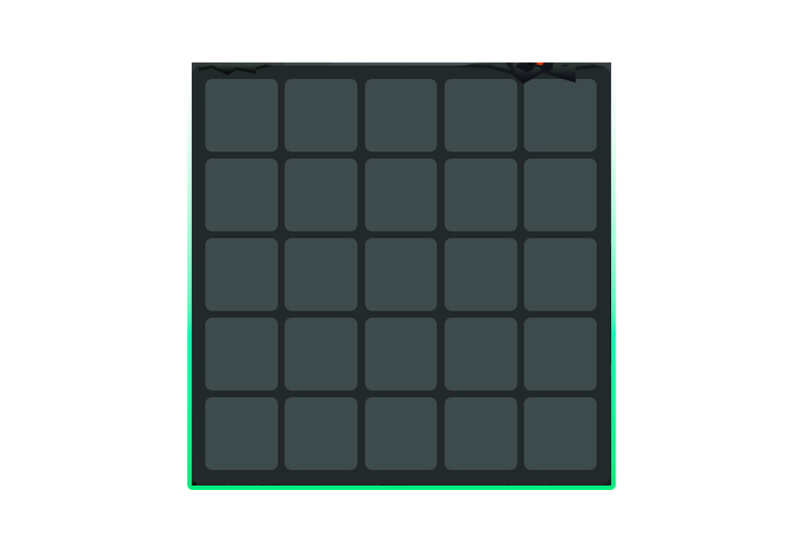 Starting a game of mines