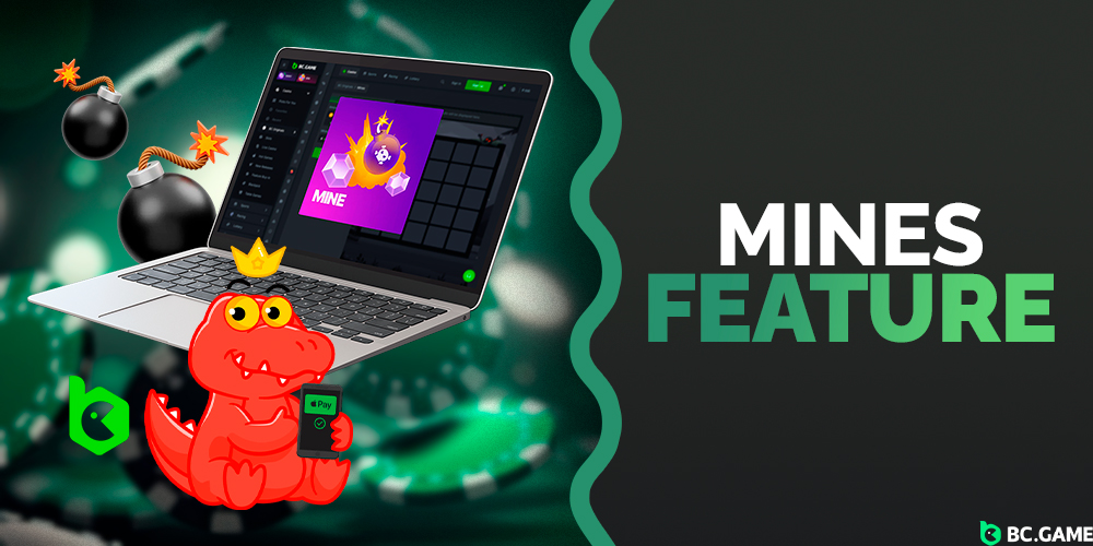 Useful features of the Mines game