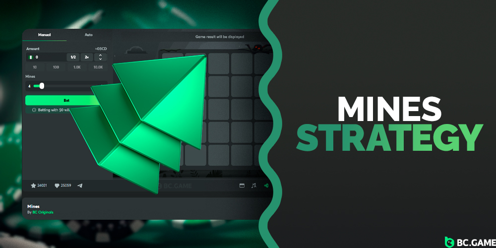 Strategy for playing Mines