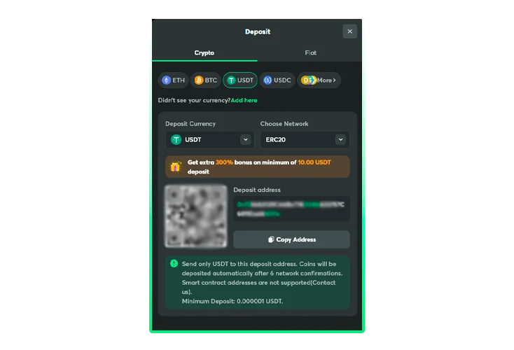 Deposit methods