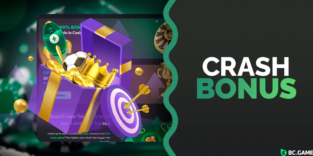 Bonuses from BC Game casino for playing crash games