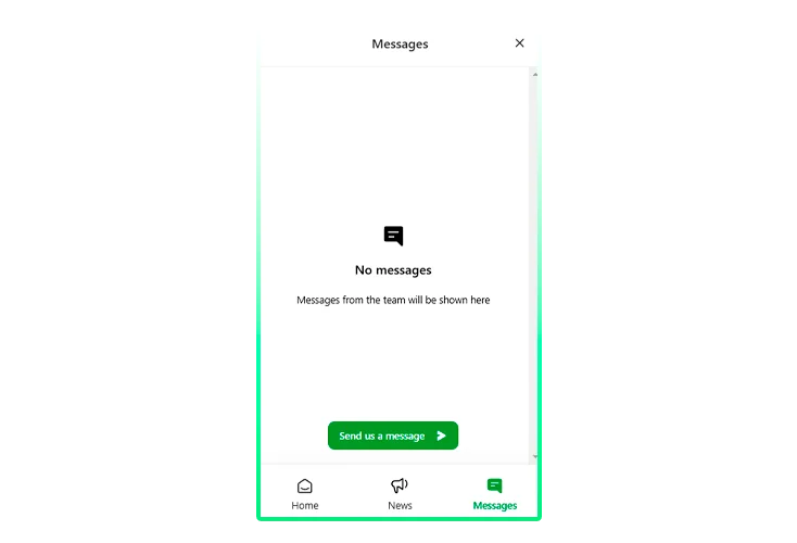Live chat with support