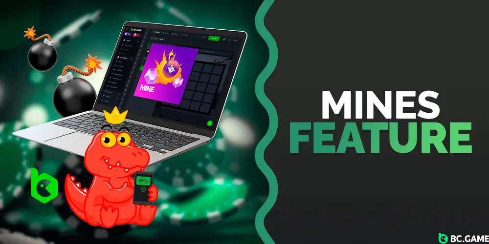Useful features of the Mines game