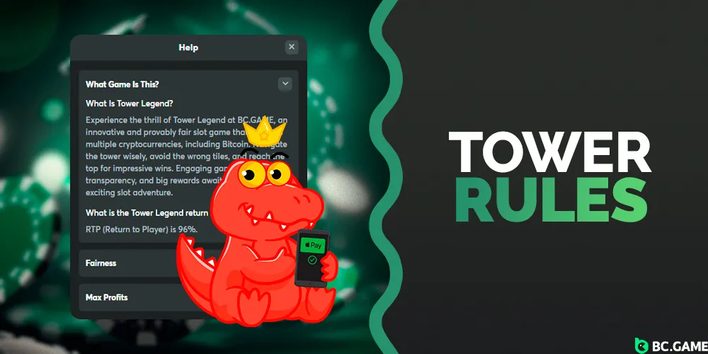 The rule for playing Legend Tower