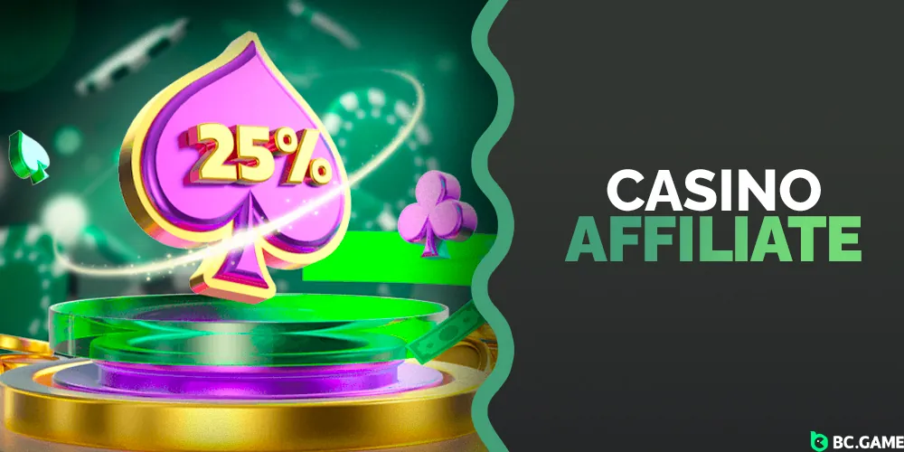 Casino affiliate special program
